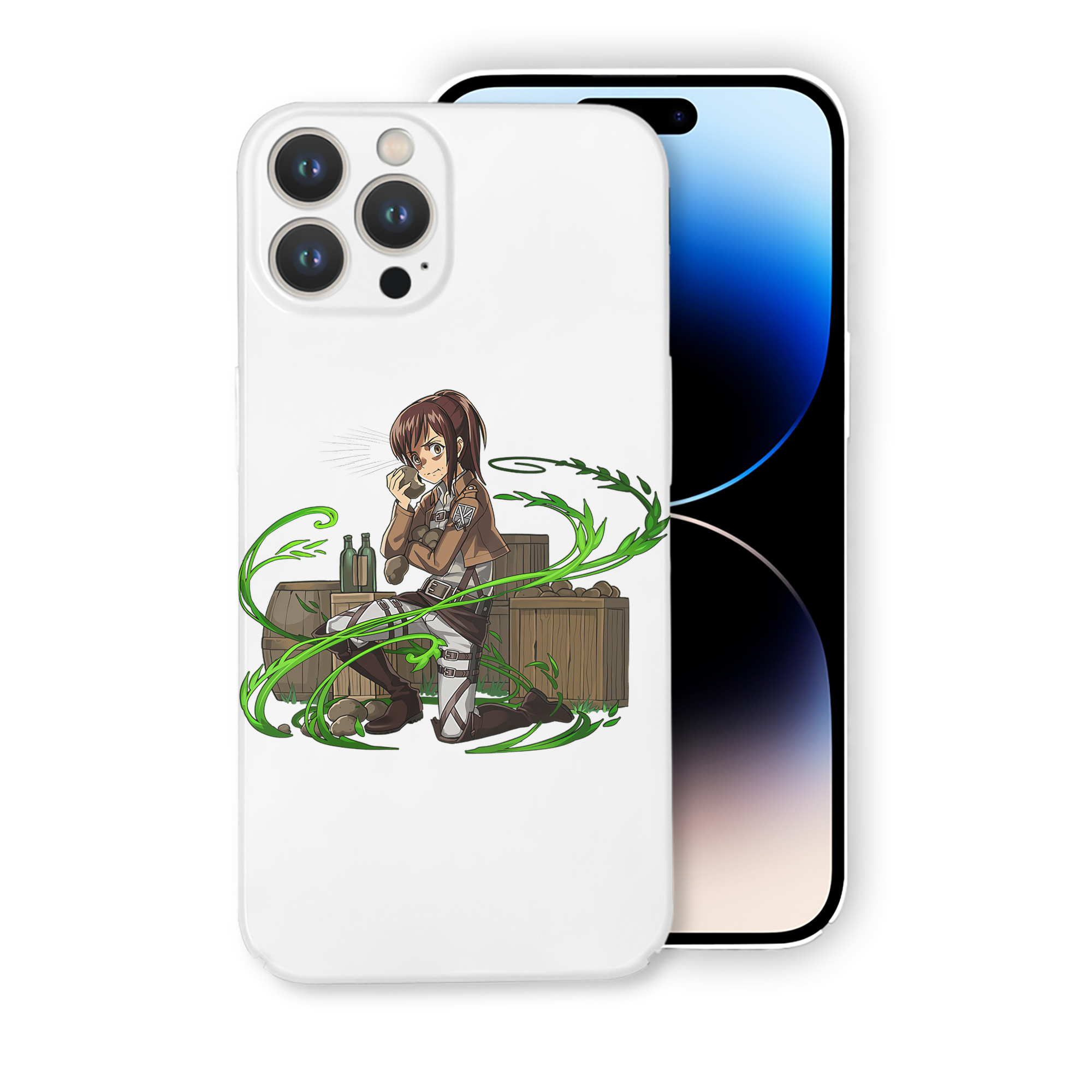 （画像用） 進撃の巨人 サシャ·ブラウス Attack on Titan Sasha Blaus 【iPhone 14シリーズ対応】ハードケース